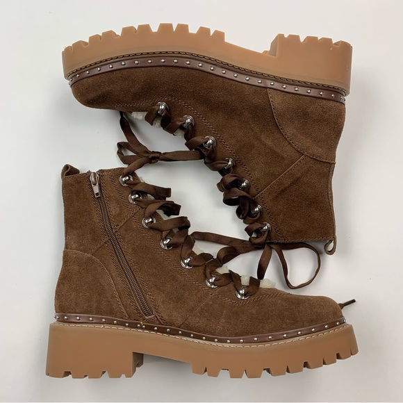 Steve Madden Brown Suede Boots 9.5 - Picture 6 of 9